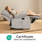 Super Comfortable Standard Size Heating and Massage Recliner Chair
