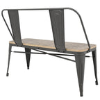 Carbon Loft Boyer Industrial Metal and Wood Dining/ Entryway Bench