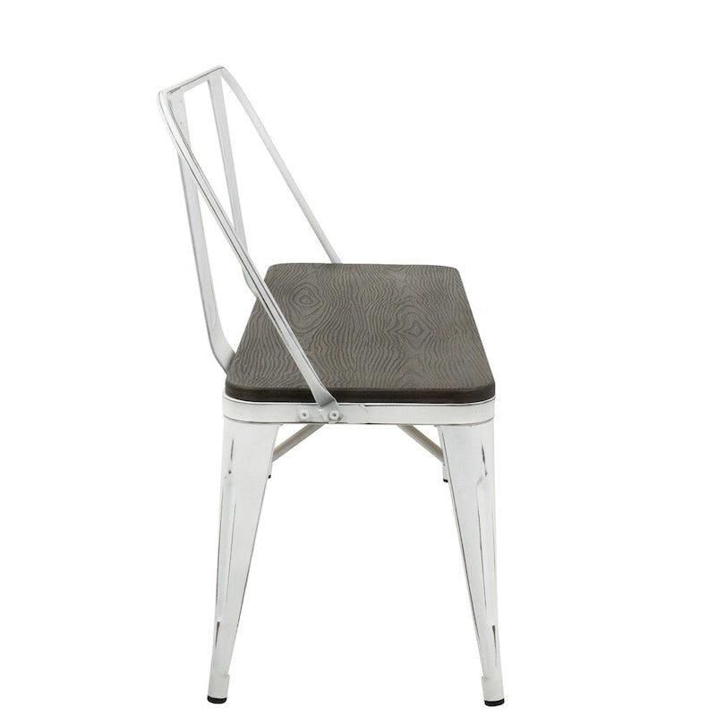 Carbon Loft Boyer Industrial Metal and Wood Dining/ Entryway Bench