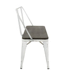 Carbon Loft Boyer Industrial Metal and Wood Dining/ Entryway Bench