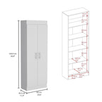 Nepal Pantry Cabinet, Space-Efficient 2-Door Design