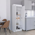 Nepal Pantry Cabinet, Space-Efficient 2-Door Design