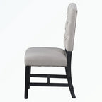 Dining Table Set with Extendable Table and 4 Upholstered Chairs