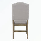 Dining Table Set with Extendable Table and 4 Upholstered Chairs