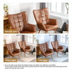 Set of 2 Modern Accent Chair Wingback Armchair