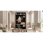 Hall Tree Storage Bench Shoe Rack Entryway Hall Tree Shoe Storage