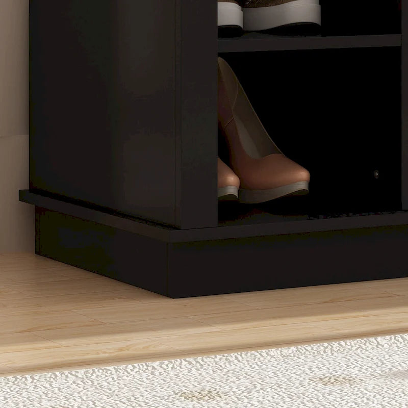 Hall Tree Storage Bench Shoe Rack Entryway Hall Tree Shoe Storage