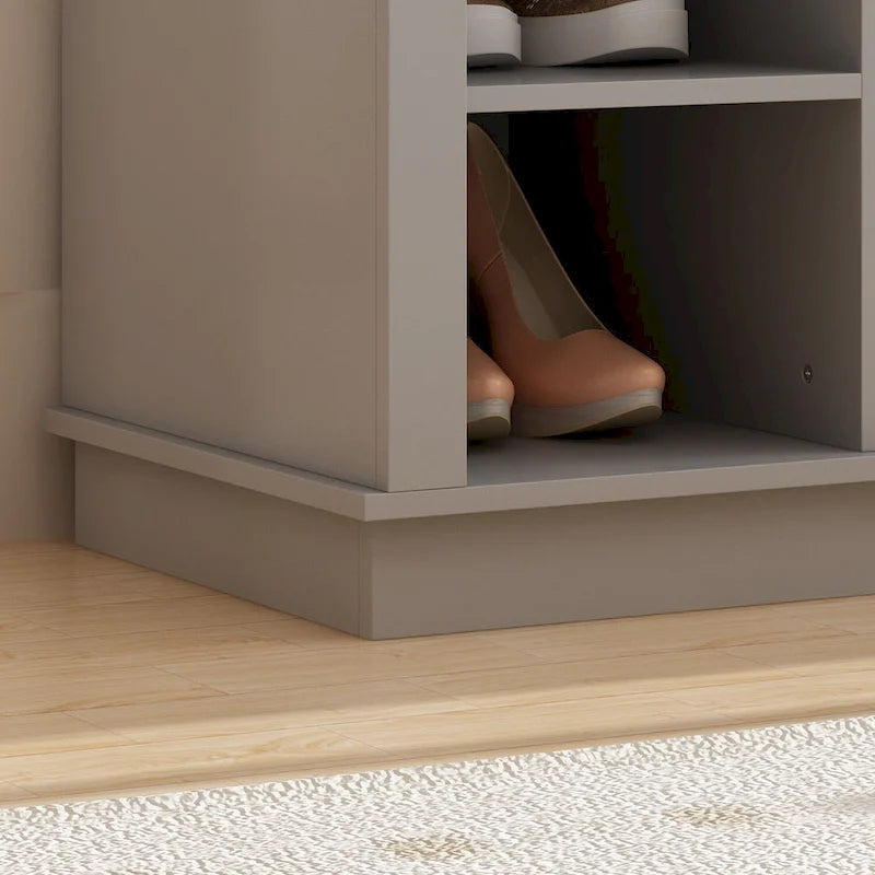 Hall Tree Storage Bench Shoe Rack Entryway Hall Tree Shoe Storage