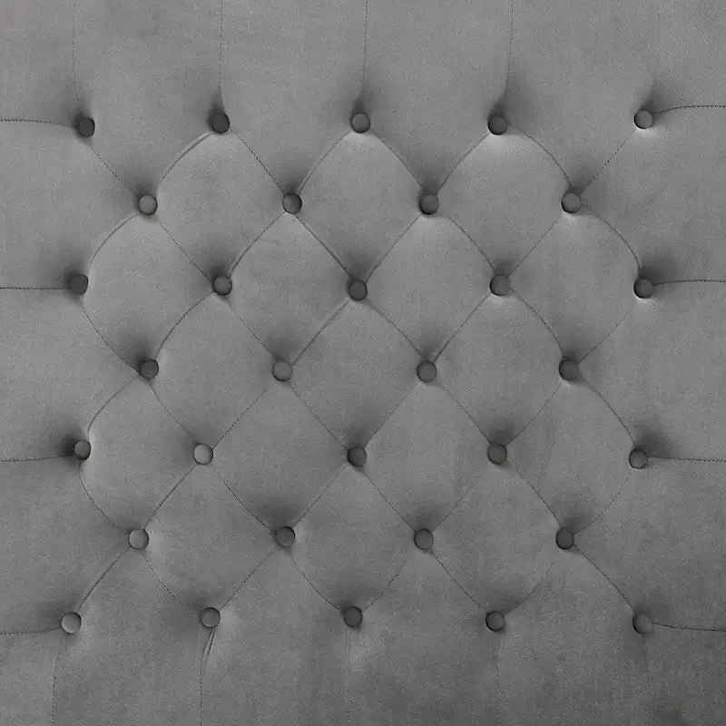 Cairona Tufted Bi-cast leather 34-Inch Shelved Ottoman Table