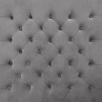 Cairona Tufted Bi-cast leather 34-Inch Shelved Ottoman Table