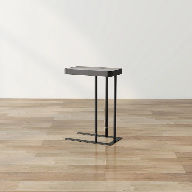 Schofield Industrial 20-inch Metal C-Shape Slide-open Top Side Table by Furniture of America