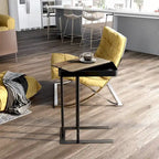 Schofield Industrial 20-inch Metal C-Shape Slide-open Top Side Table by Furniture of America