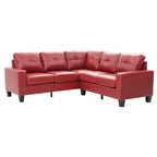 Newbury Faux Leather Sectional Sofa