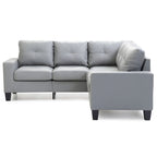 Newbury Faux Leather Sectional Sofa