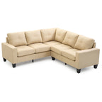 Newbury Faux Leather Sectional Sofa