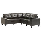 Newbury Faux Leather Sectional Sofa