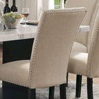 Furniture of America Cots Modern Nailhead Dining Side Chairs (Set of 2)
