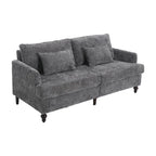 HOMEFUN Modern chenille Fabric Loveseat,2-Seat Upholstered Loveseat Sofa Modern Couch