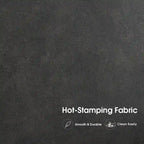 MCombo Set of 2 Modern Accent Chairs, Armchair with Upholstered Cushion, Leathaire Fabric Lounge Chairs for Living Room 4748