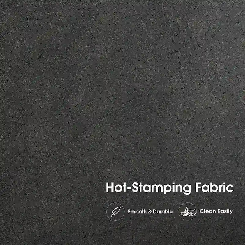 MCombo Set of 2 Modern Accent Chairs, Armchair with Upholstered Cushion, Leathaire Fabric Lounge Chairs for Living Room 4748