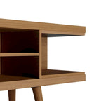 Manhattan Comfort Nynashamn Mid Century Modern Media Cabinet Console