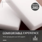 HOMCOM 360-deg Swivel Foot Stool Round PU Ottoman with Thick Sponge Padding and Solid Steel Base