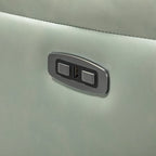 Eliseo Genuine Leather Power Recliner with USB Port and Wingback Design