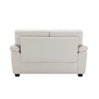 Morden Fort Upholstered Loveseats for Living Room,Two-Seater Sofa Faux Leather