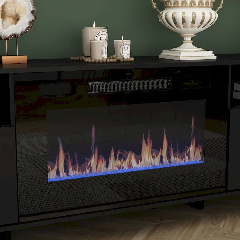 Fireplace TV Stand Electric Fireplace TV Console w/Remote Control