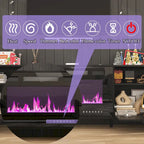 Fireplace TV Stand Electric Fireplace TV Console w/Remote Control