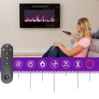 Fireplace TV Stand Electric Fireplace TV Console w/Remote Control