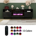 Fireplace TV Stand Electric Fireplace TV Console w/Remote Control