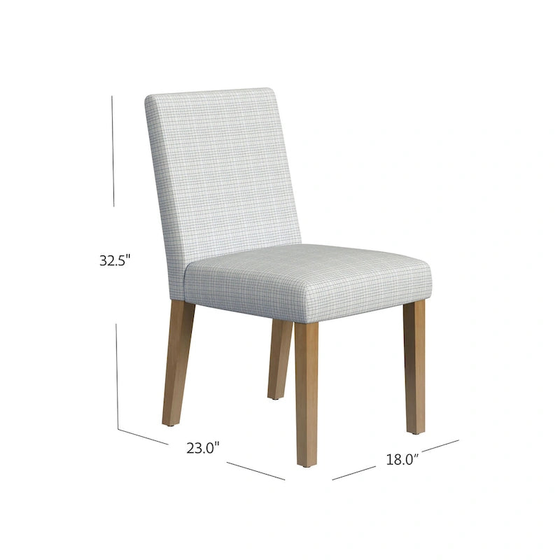 HomePop Classic Upholstered Parsons Dining Chair- Single Pack