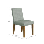 HomePop Classic Upholstered Parsons Dining Chair- Single Pack