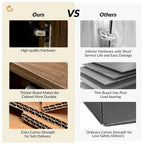 Jakob Modern 2 Doors Storage Cabinet Set with Adjustable Shelf Set of 2 By HOLALA HOME