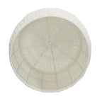 Household Essentials Handwoven Resin Barrel Side Table Storage Container