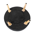 Adeco Carrington Juttersbo Round Tufted Fabric Ottoman