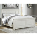 Signature Design by Ashley Robbinsdale Antique White Panel Bed