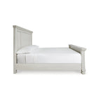 Signature Design by Ashley Robbinsdale Antique White Panel Bed