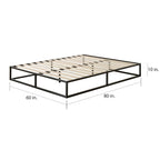 Priage by Zinus Platforma Metal 10-inch Queen-size Bed Frame