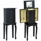 Jewelry Cabinet Armoire Storage Chest with 5 Drawers Box