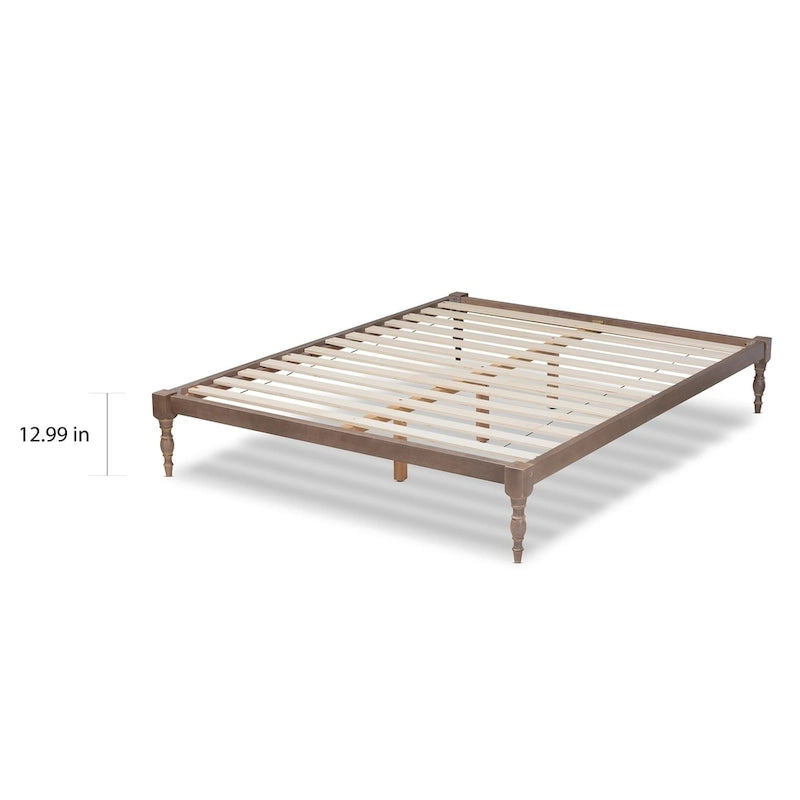 Iseline Modern and Contemporary Platform Bed Frame