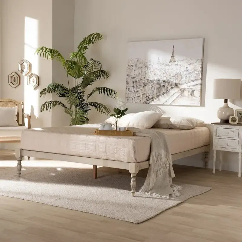 Iseline Modern and Contemporary Platform Bed Frame