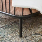 New Heights McPhee Black Iron Spindle Platform Bed