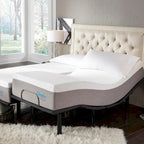 Slumber Solutions 12-inch Gel Mattress Adjustable Set