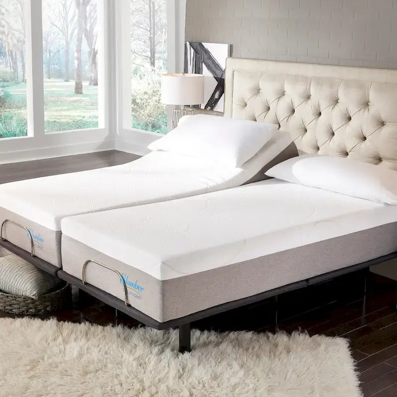 Slumber Solutions 12-inch Gel Mattress Adjustable Set