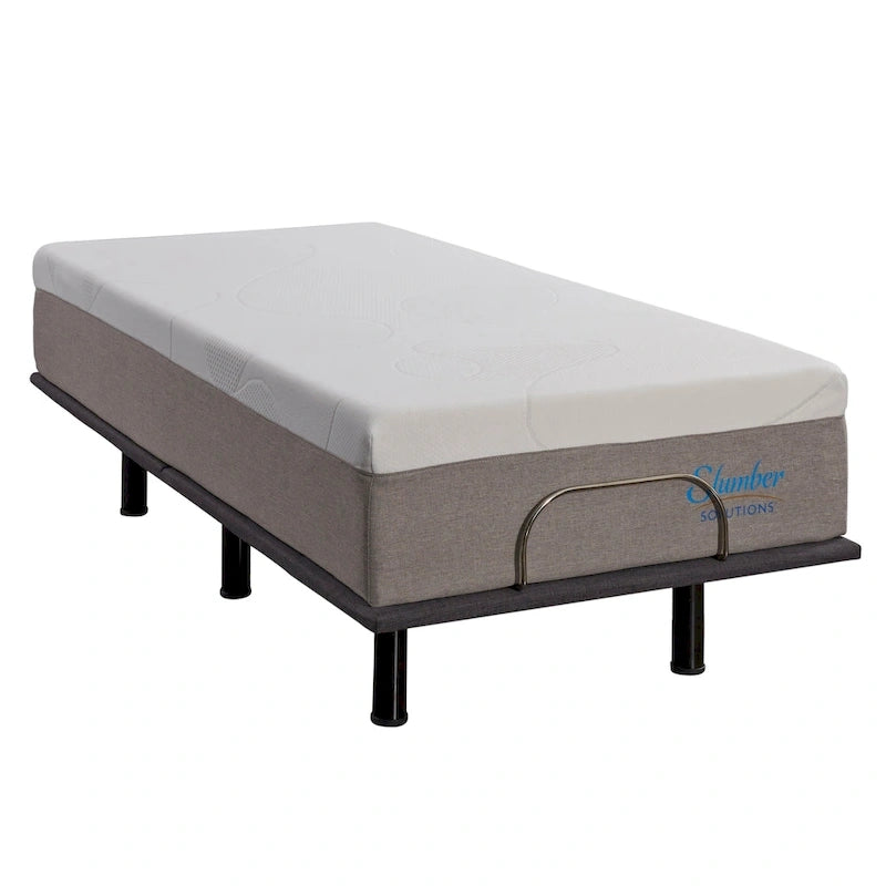 Slumber Solutions 12-inch Gel Mattress Adjustable Set