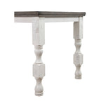 Furniture of America Ionessa Rustic Antique White 79-inch Counter Height Table