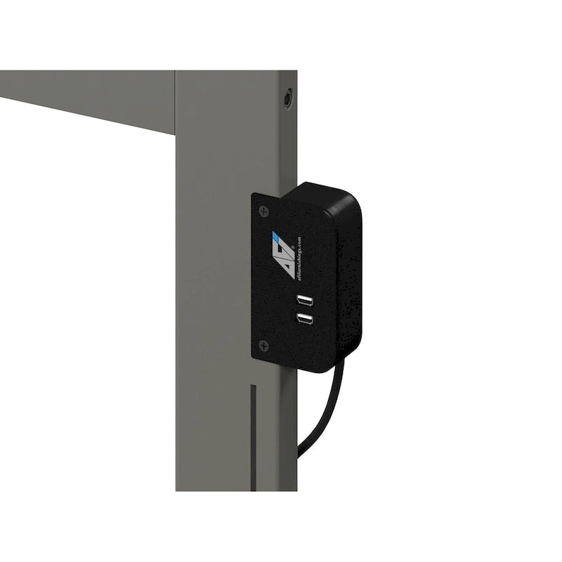 NoHo Twin Extra Long Bed with Footboard in Grey