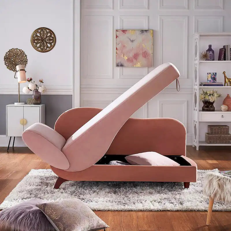 Aideen 2-tone Storage Chaise by iNSPIRE Q Modern